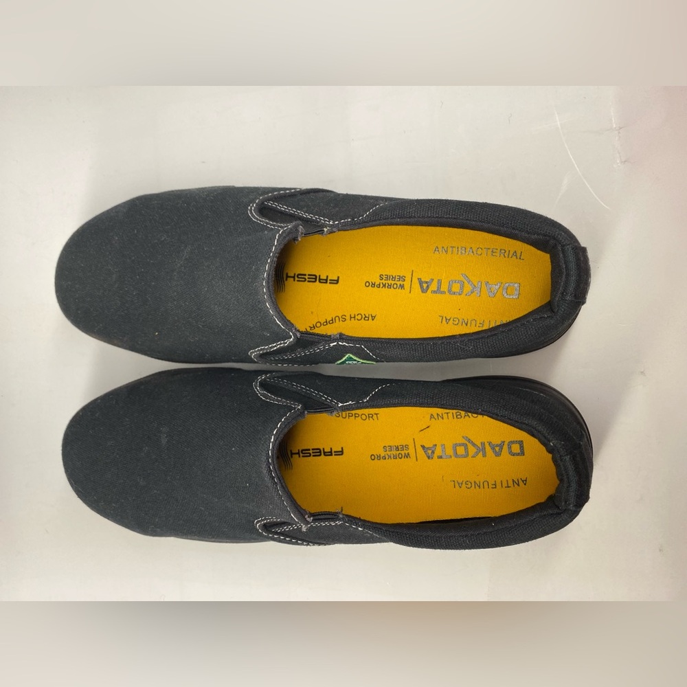 US 9.5 Dakota WorkPro Series women’s Alum. Steeltoe Canvas Slip On Safety Shoes